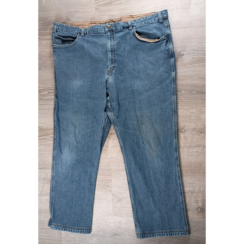 Duluth Trading Co. Jeans Mens 48x30 Flex Ballroom Relaxed Fit Blue Denim *****